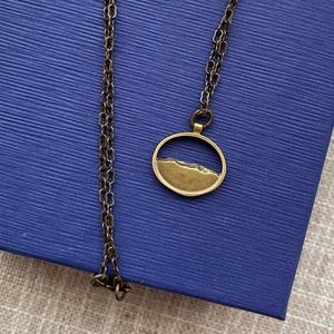 NEW Mount Mansfield (Vermont) necklace. Courtney Reckord brand.